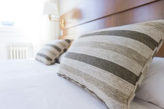 Hotel bedding and essentials